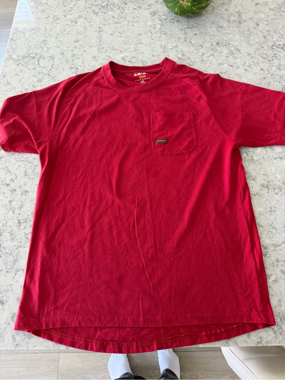 Ariat Men’s Red Pocket T-Shirt
